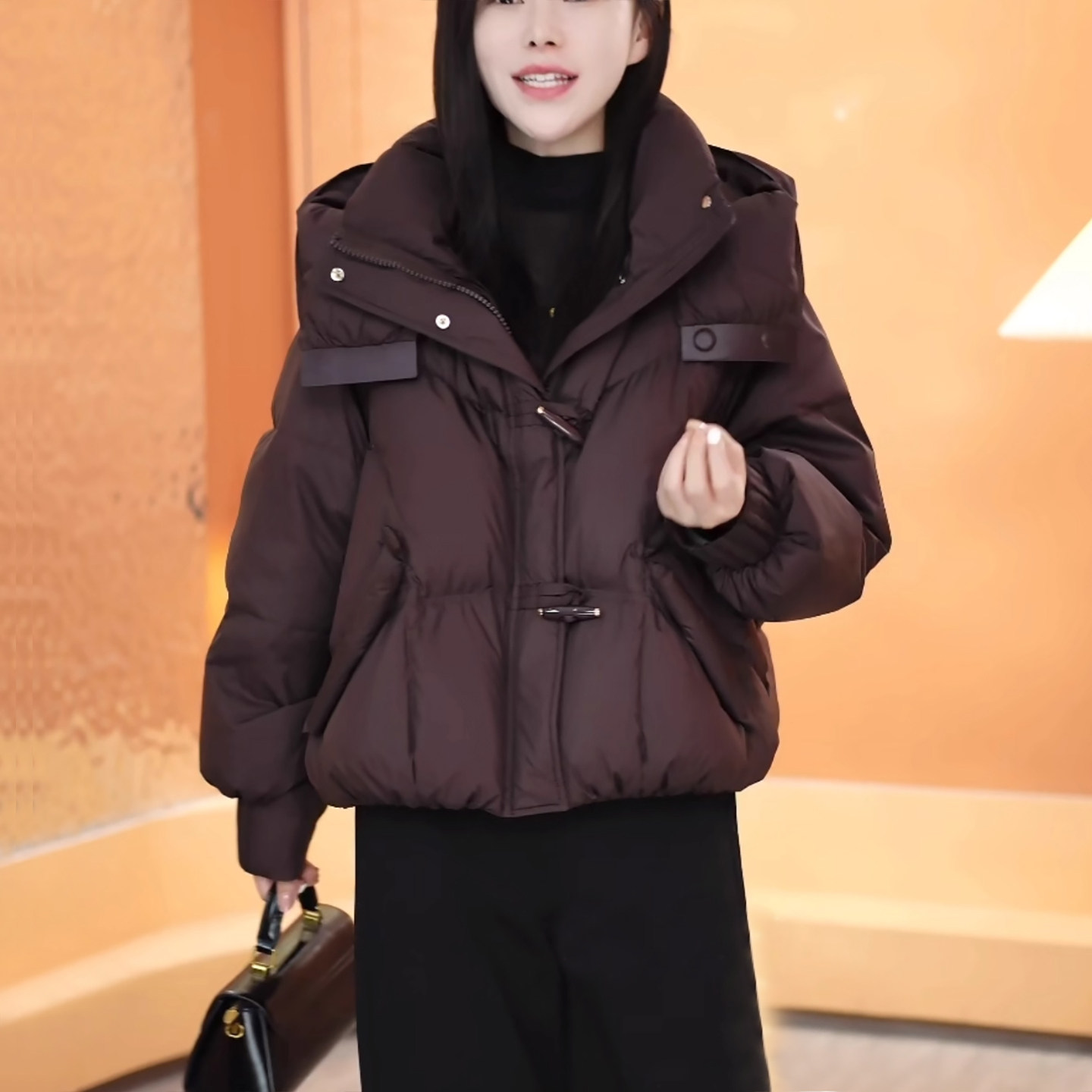 大码冬季羽绒棉服女胖mm高级感超好看短款棉衣妈妈装加厚保暖外套,淘宝优惠券,粉丝福利购,淘宝优惠卷