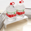 Corner monitor heightening storage rack