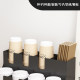 Disposable cup paper cup storage stand at the milk tea shop bar
