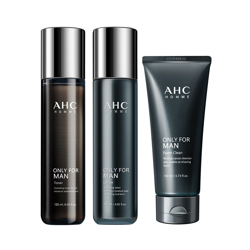 韩国ahc /爱和纯玻尿酸水乳套盒 海带宝代购面部护理套装