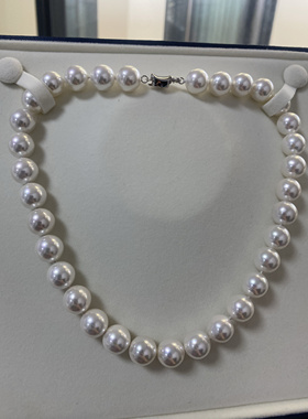 会员福利10-11满串大贝珠项链无暇镜面冷光项链妈妈链澳白即视感