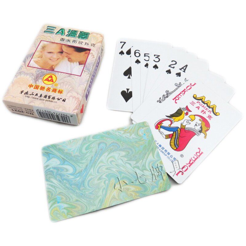 正品三a2021温馨扑克牌批發特价三a扑克纸牌 原厂正品质量