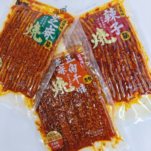 稞间辣条168g辣子芝麻烧筋吃货零食麻辣解馋零食小吃儿时面筋素食 - 图3