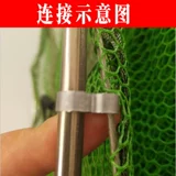 Аксессуары для защиты от рыбы, гуще из нержавеющей стали Универсальное кольцо сплошной интенсивности, круглое лучевое кольцо, рыбацкий кормящий сетевый кольцо из бусинки