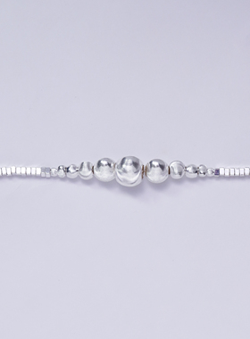 日常百搭神器925碎银链搭配猫眼珠小众高级时尚不撞款简约又吸睛