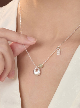 称如意秤砣项链女小众设计感ins风时尚气质新中式精致锁骨链