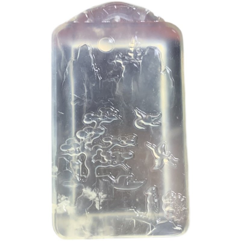 岫岩玉观音吊坠冰种通透男女款保真玉石收藏礼品古风玉坠尾货实图,淘宝优惠券,粉丝福利购,淘宝优惠卷