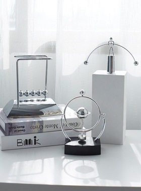 创意电视柜工艺品反重力撞球摆件家居饰品客厅酒柜装饰牛顿摆球