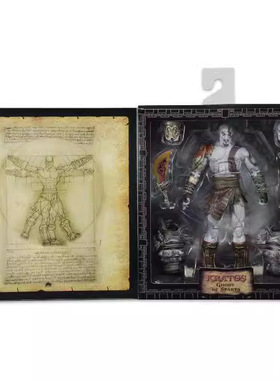 NECA 战神3 Ultimate Kratos 奎托斯 奎爷 盒装豪华版 手办模型