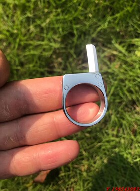 防身戒指原创设计防狼可拆快递EDC自救多功能指环刀特色工艺品