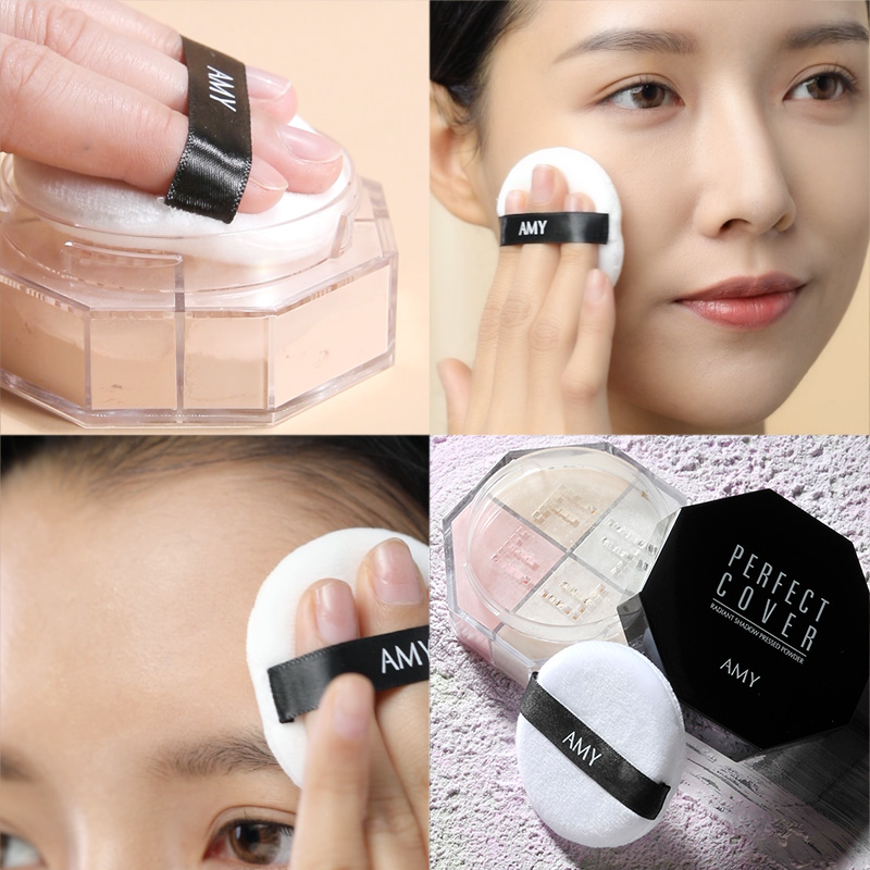 amy安美化妆品旗舰店【活动中】安美散粉定妆粉持久控油不易脱妆遮瑕防水防汗晚安粉2