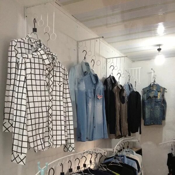 铁艺上墙组壁挂合创意内衣展示架文胸货架内裤货架服装挂钩货架子,淘宝优惠券,粉丝福利购,淘宝优惠卷