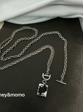 heymomo银饰925银复古大牌项链