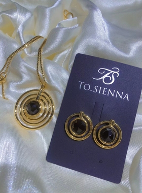 韩国大门代购TOSIENNA玛瑙耳钉