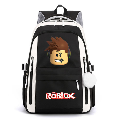 秀洛Roblox书包游戏罗布乐思初中小学生背包大容量补课包双肩包 - 图3