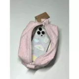 Вместительная и большая розовая сумка-органайзер, косметичка, коллекция 2023