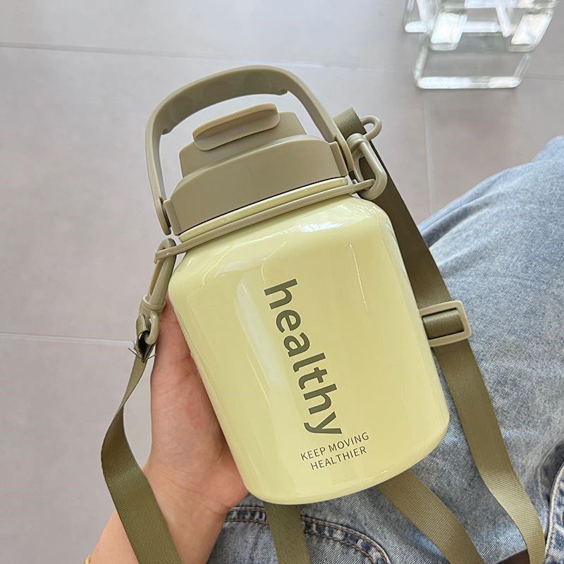 大肚杯水杯保温杯女生高颜值大容量316不锈钢吸管保冷热水壶杯子,淘宝优惠券,粉丝福利购,淘宝优惠卷