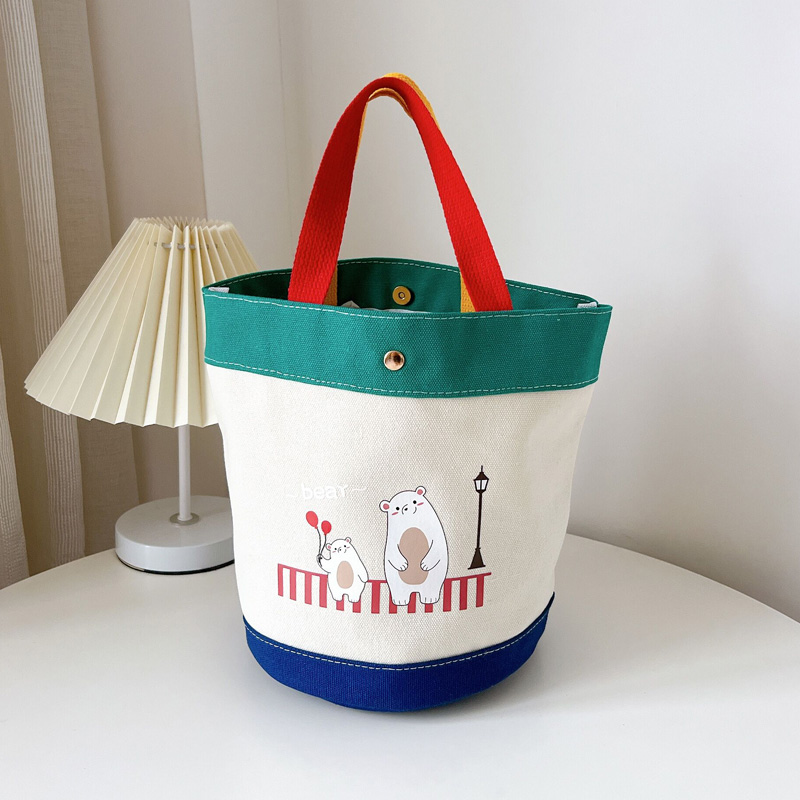 凯旋者 手提包帆布包女包水桶小包休闲可爱便当包饭盒袋韩版定制,淘宝优惠券,粉丝福利购,淘宝优惠卷