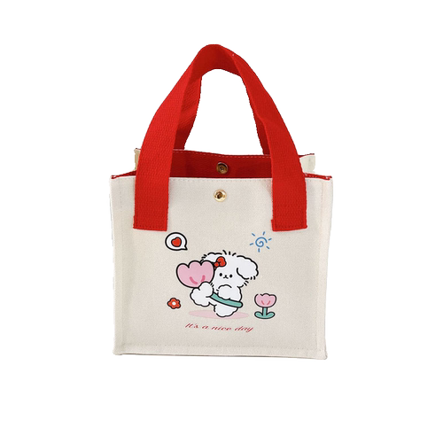 凯旋者手提帆布包女包小包小方包便当包妈咪包帆布袋定制印刷logo - 图3