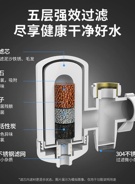 安之星陶瓷滤芯龙头过滤家用厨房