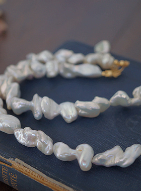 作品项链巴洛克异形珍珠