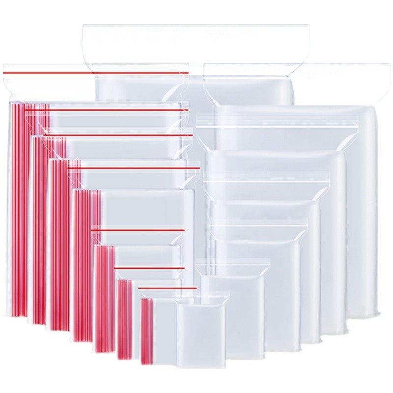 密封袋透明小号自封袋加厚包装袋子大号塑料袋PE食品级分装封口袋,淘宝优惠券,粉丝福利购,淘宝优惠卷