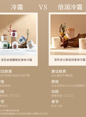 保湿滋润宝玑米身体冷霜