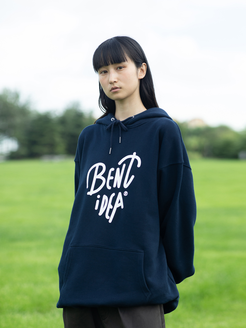 20AW 基础宽松情侣连帽卫衣男复古潮上衣 LOGO BENT IDEA 日先楔番 20AW 基础宽松情侣连帽卫衣男复古潮上衣 LOGO BENT IDEA 日先楔番
