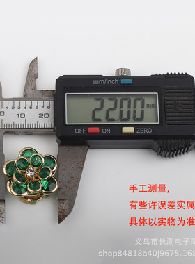 button cover透色山茶花纽扣套彩色女款胸针扣衬衫西服袖扣夹