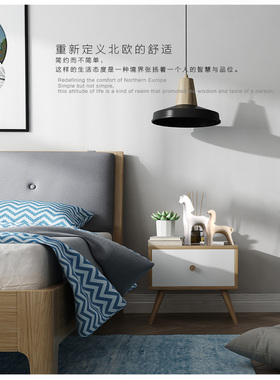 高端马动物陶瓷哑光家居书柜摆件