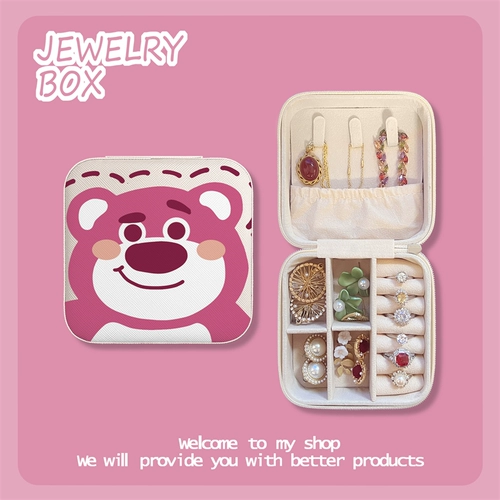 Портативные серьги, коробочка для хранения, ожерелье, маленькое кольцо, ювелирное украшение, аксессуар, коробка для хранения для путешествий