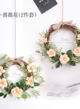 玻璃橱窗花艺吊饰墙面装饰挂件