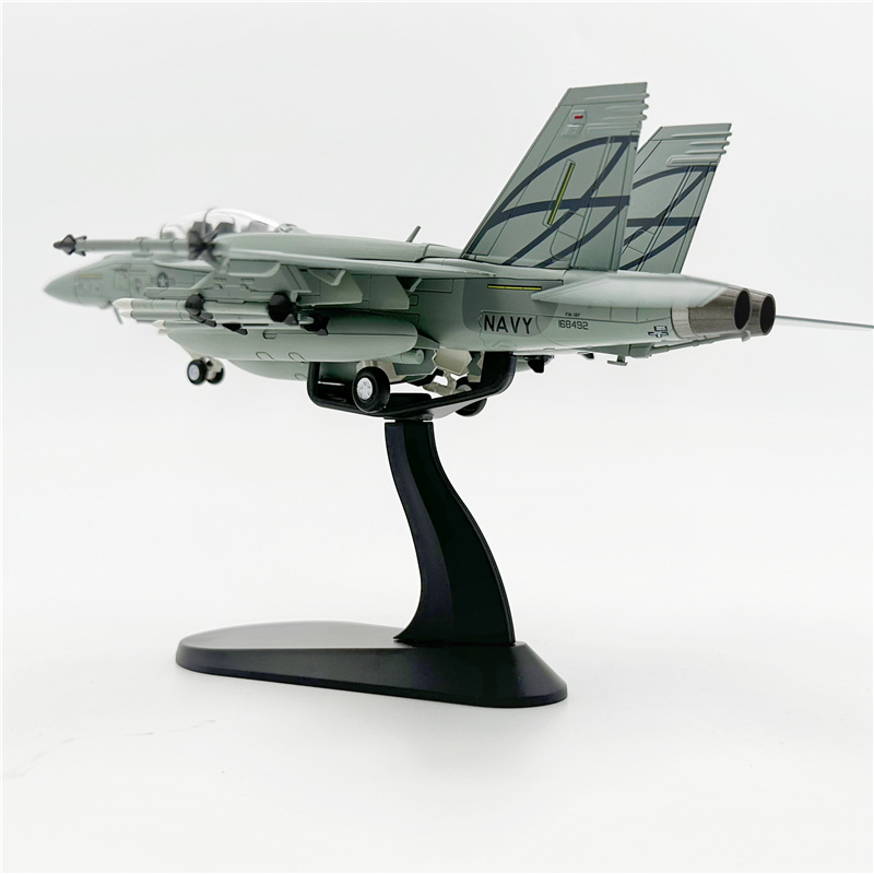 1/72 美国F/A-18F终极大黄蜂F18舰载战斗机成品飞机军事模型摆件