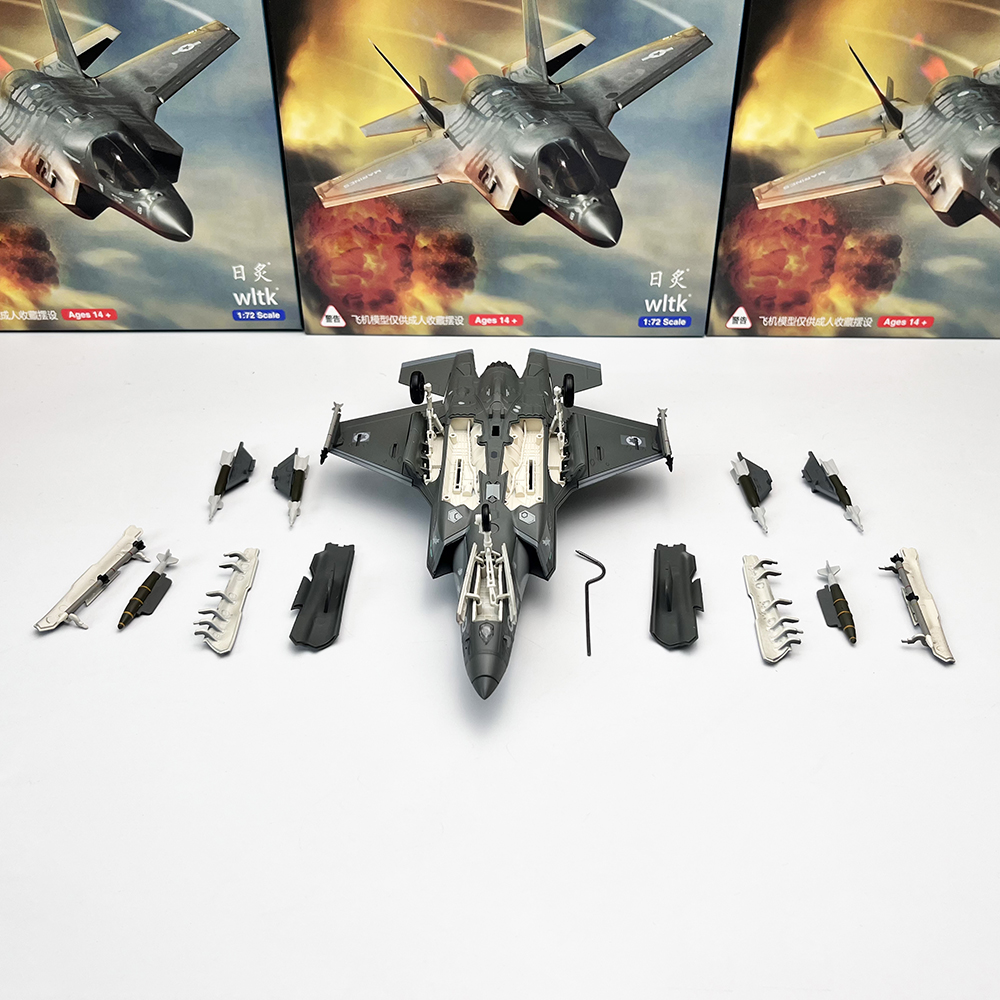 1/72米格15F35F16F117鱼鹰F4UF6FJU87飞机战斗机仿真合金模型成品-图0