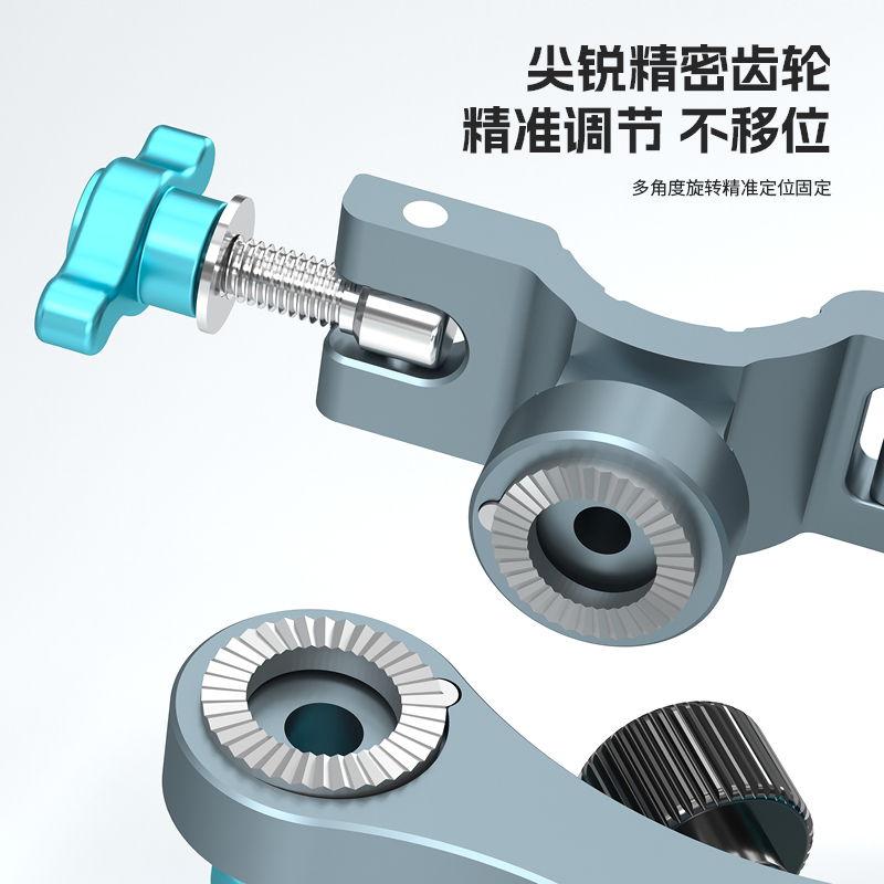 一帆精工铝镁合金欧式钓椅配件大全炮台架鱼护支架多角度调节 - 图0