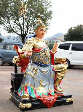 寺庙杨戬摆件居家供奉二郎神佛像