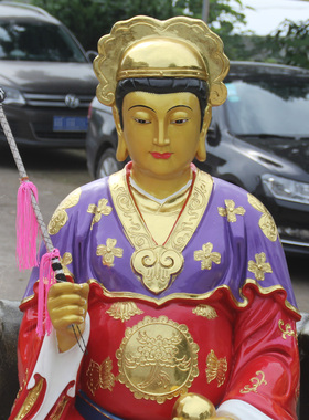 树脂泰山娘娘圣母碧霞元君佛像