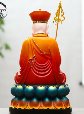 树脂玻璃钢九华山地藏王菩萨佛像