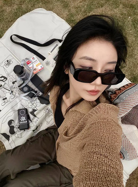 遮阳方形复古男女不规则墨镜