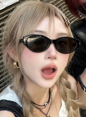 新款黑色复古可可镜夏季度假墨镜