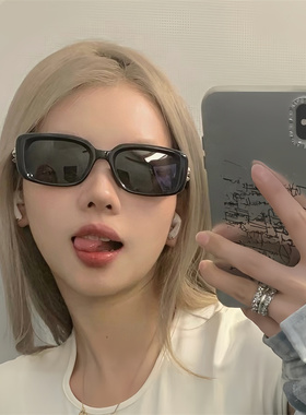 遮阳方形复古男女潮酷墨镜