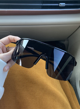 骑行方形时尚帅酷男女骑行太眼镜