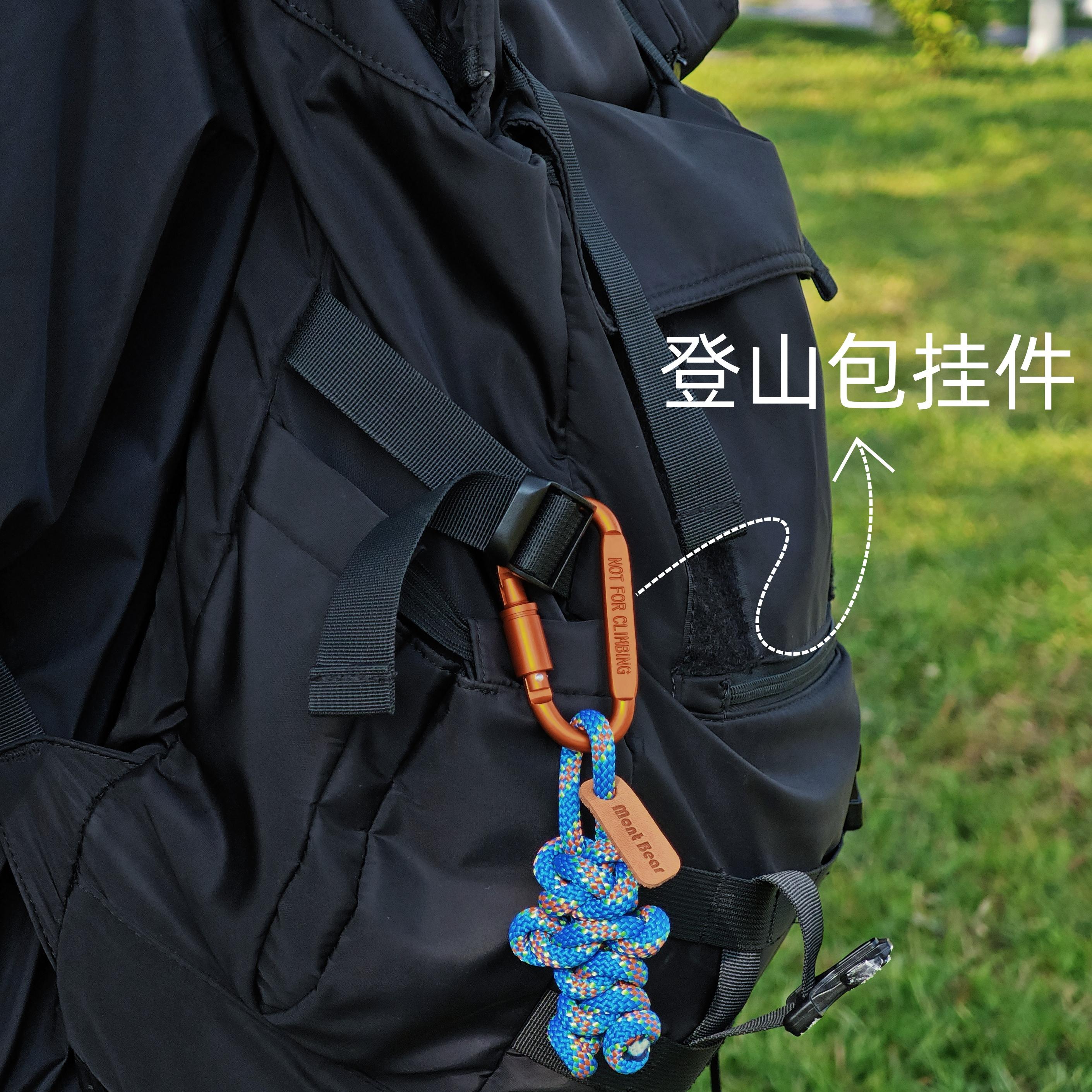 Original bear backpack pendant, great hiking gift