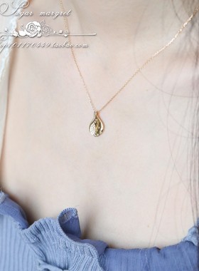 日系闪钻樱花瓣复古纯银耳钉手链