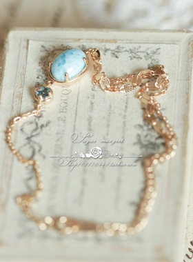 精致戒指925纯银日韩风女海纹石