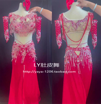 Belly dance Two wearing rework Costume Suits Oriental Dance Performance Suit to customize the race suit LY belly dance