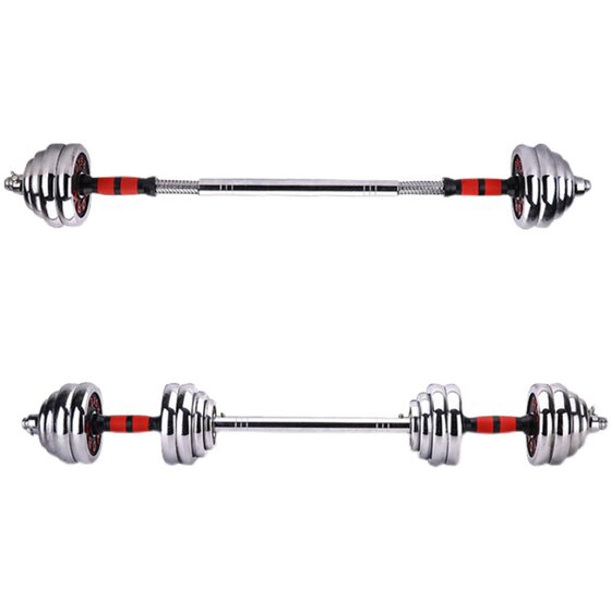 Electroplated dumbbell connecting rod accessories variable barbell connector 20/30/40/60 cm extended version universal fitness