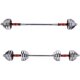 Electroplated dumbbell connecting rod accessories variable barbell connector 20/30/40/60 cm extended version universal fitness