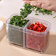 Refrigerator garlic storage box NANNOHOME