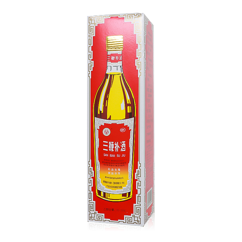 中亚牌三鞭补酒 500ml*1瓶/盒补血生精健脑补肾体质虚弱神经衰弱-图0